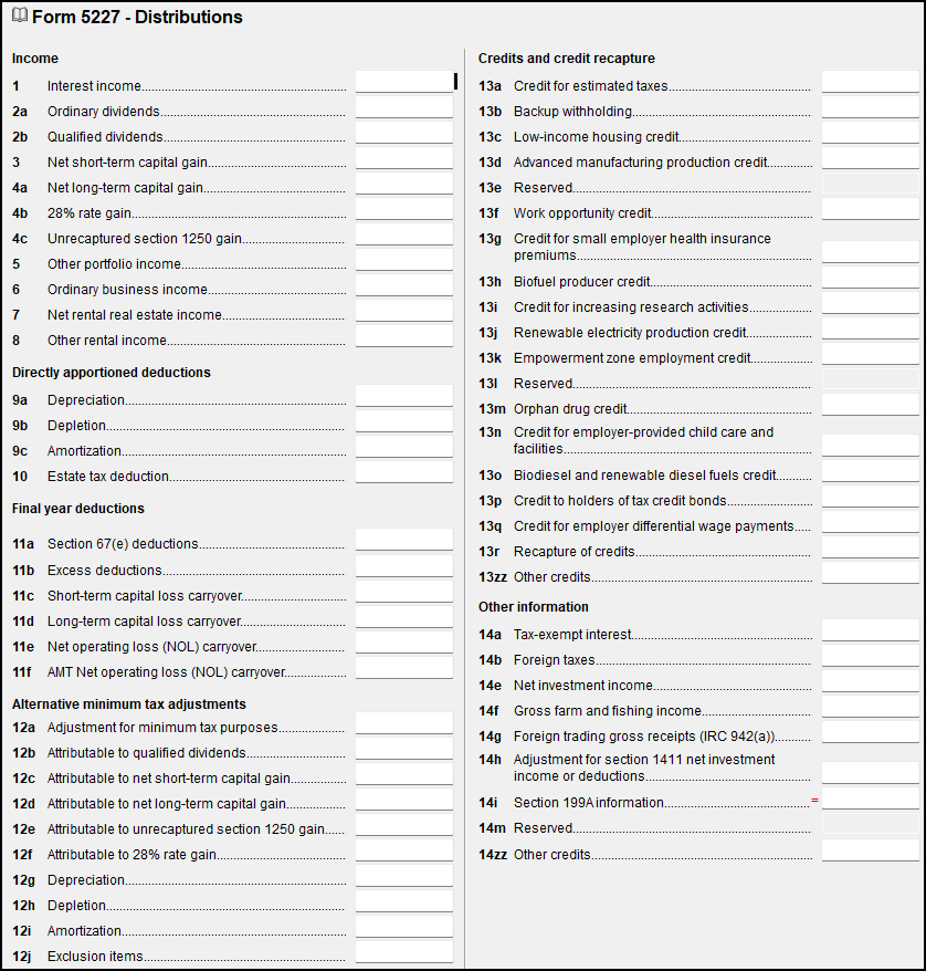 Image of 5227 screen "DIST"